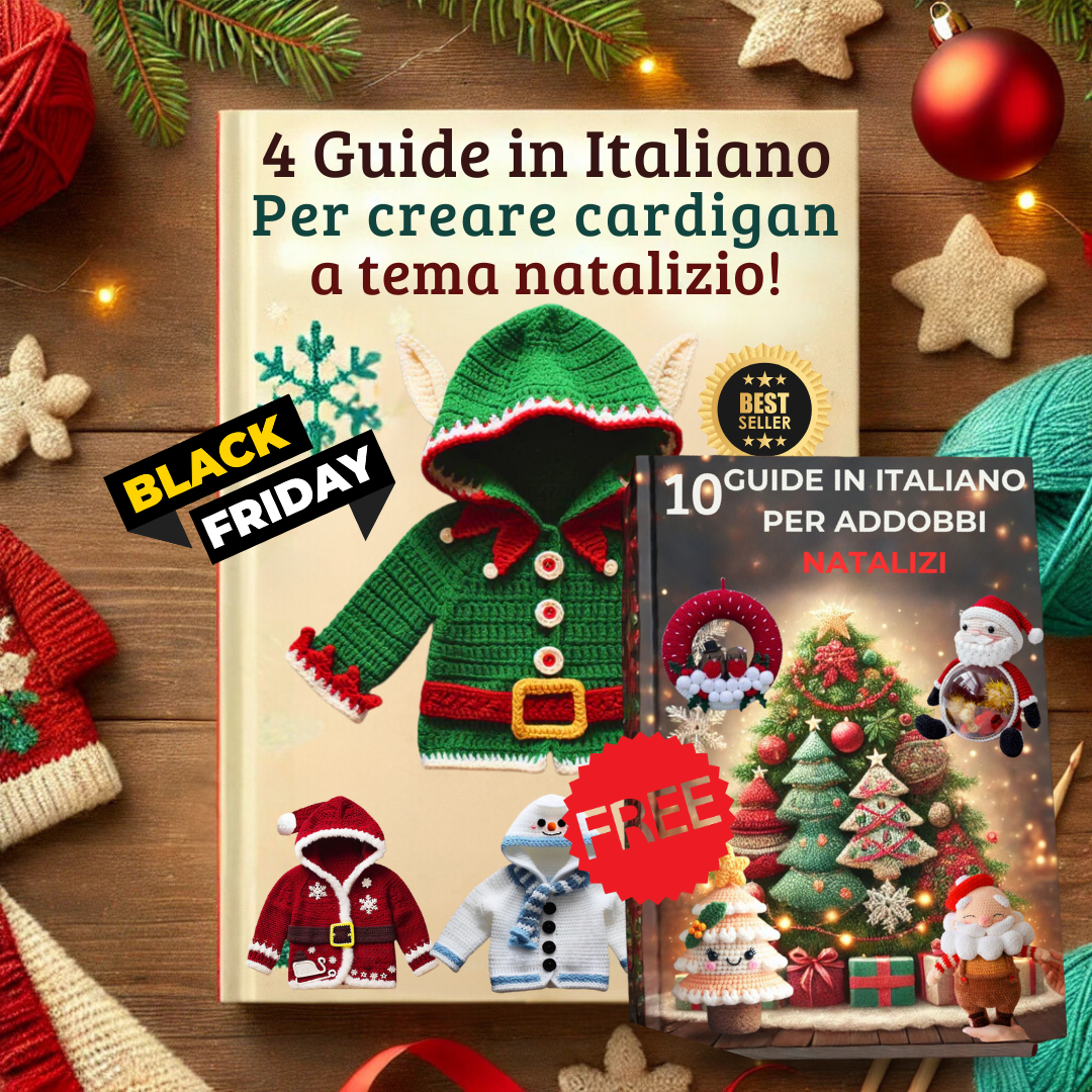 PROMO 4 guide per cardigan natalizi + 10 guide per addobbi natalizi