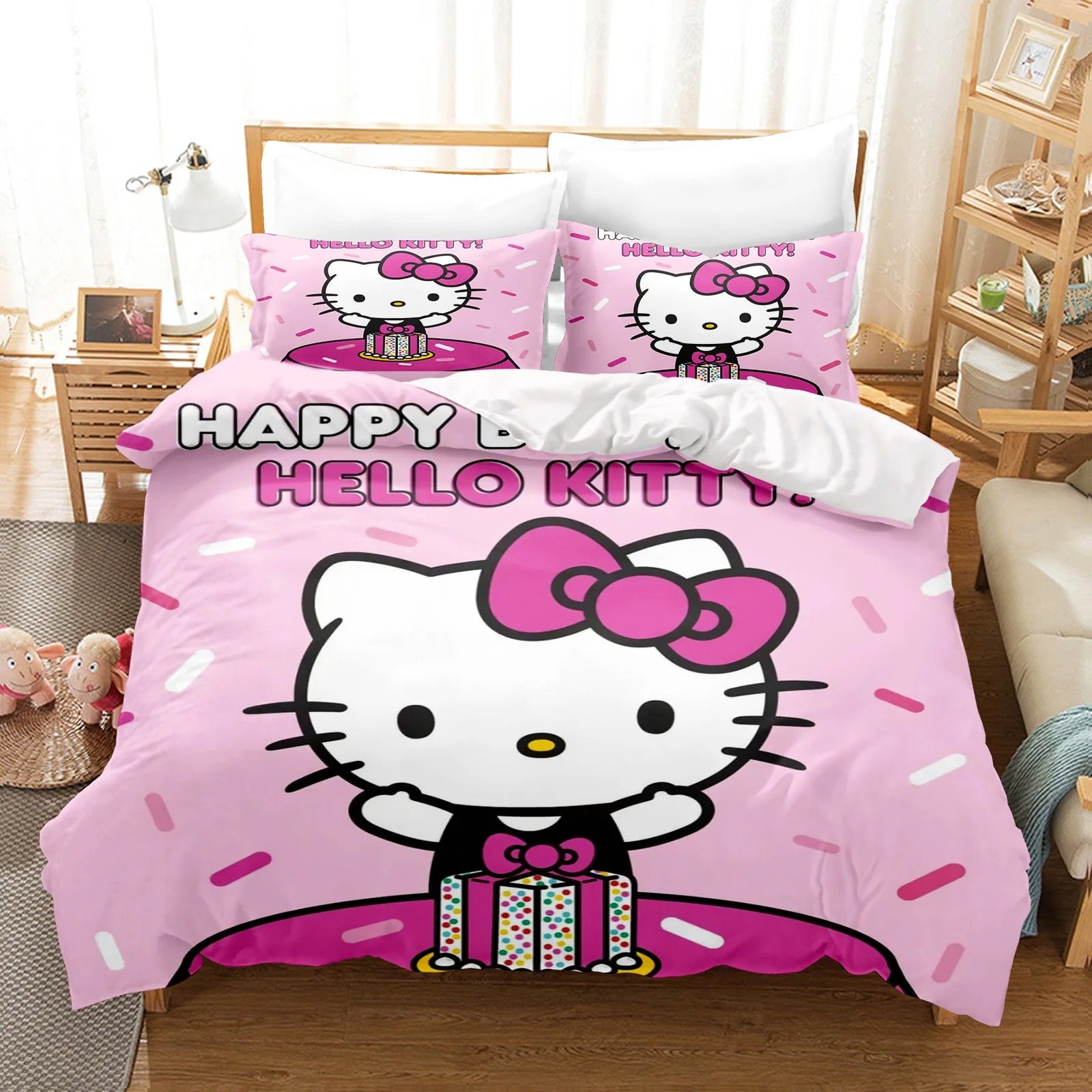 Copri piumino Hello Kitty + 1 o 2 federe omaggio