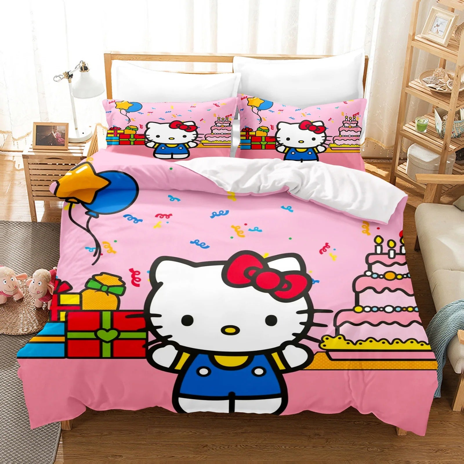 Copri piumino Hello Kitty + 1 o 2 federe omaggio